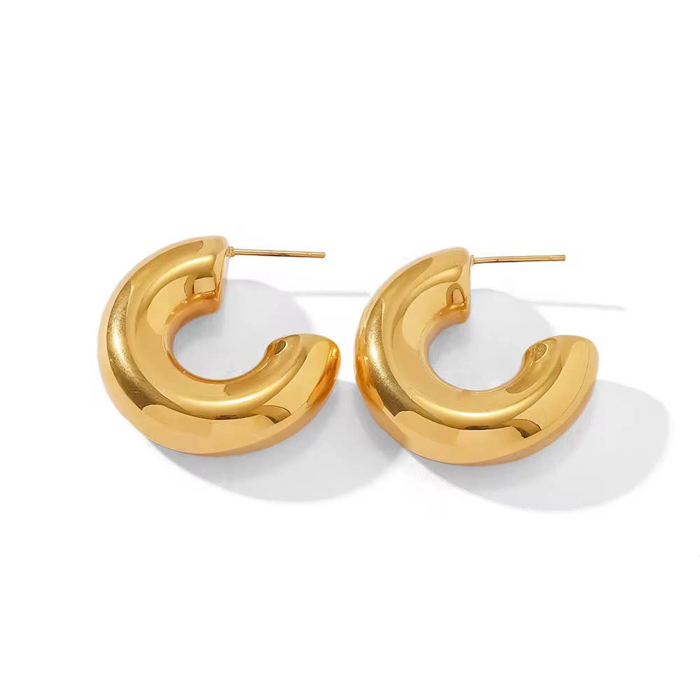 Hoop Earrings Waterproof