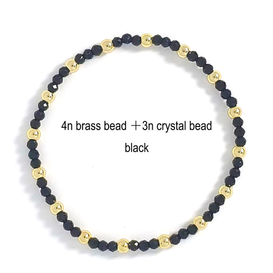 Style 3  --4mm Gold & 3mm Color