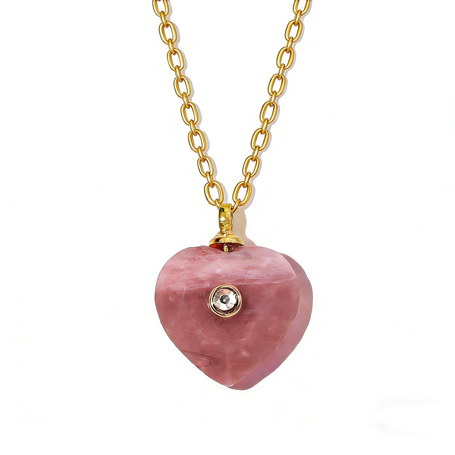 Dainty Heart Necklace Water Resistant