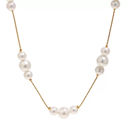 Luna Trio Pearl Necklace Water Resistant
