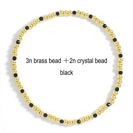 Style 1  --3mm Gold & 2mm Color