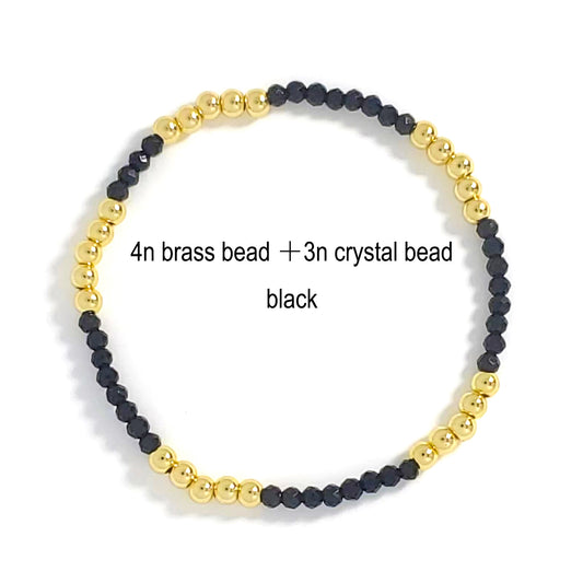 Style 2  --4mm Gold & 3mm Color