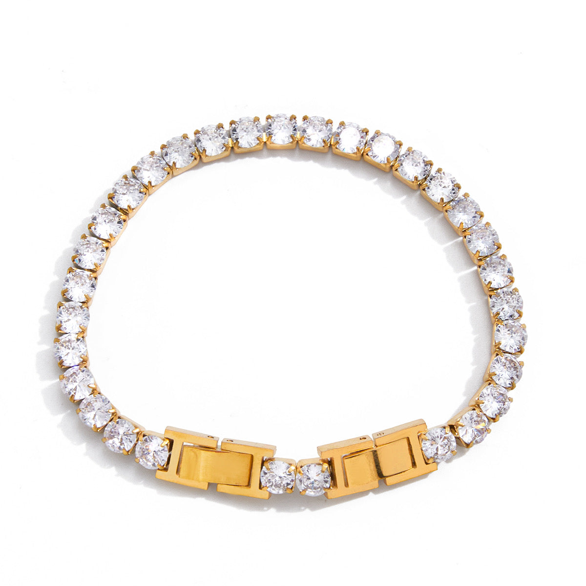 Tennis Lock Bracelet Water Resistant