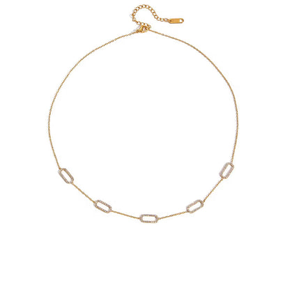 Luxe Link Necklace Water Resistant