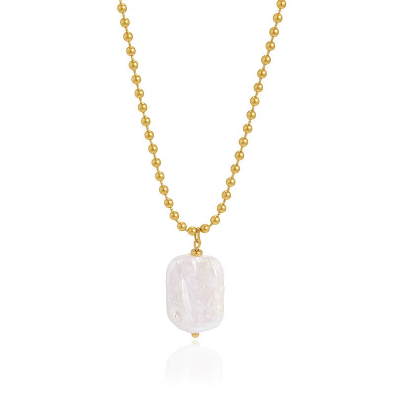Beaded Freshwater Pearl Necklace Water Resistant