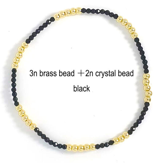 Style 2  --3mm Gold & 2mm Color