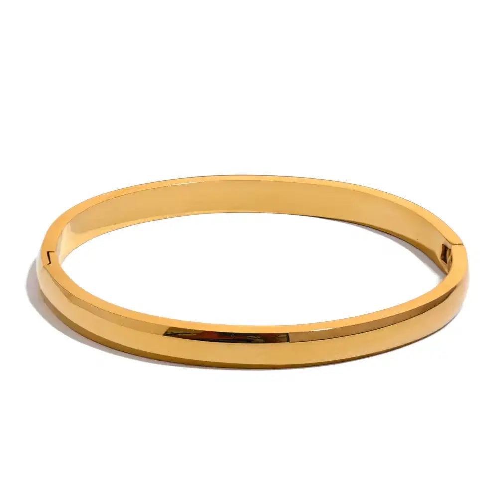 Smooth Sleek Bangle Bracelet Waterproof