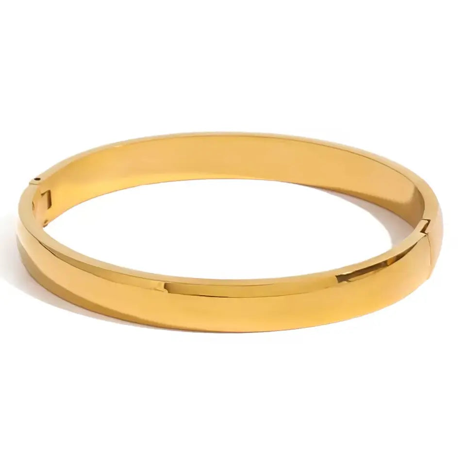 Smooth Sleek Bangle Bracelet Waterproof