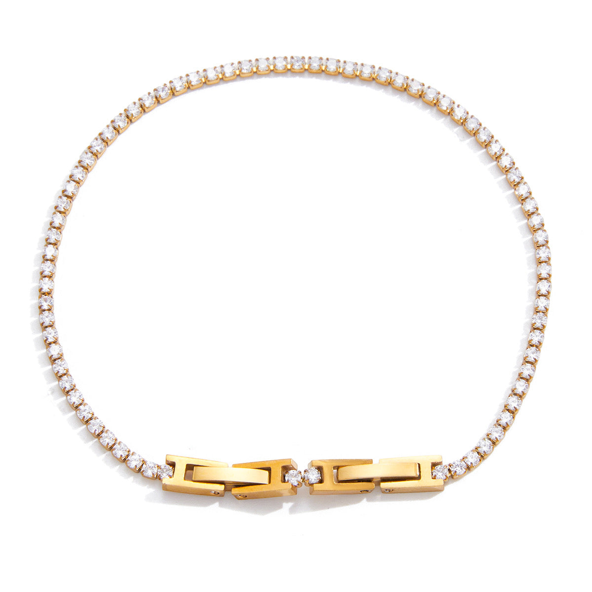 Tennis Lock Bracelet Water Resistant