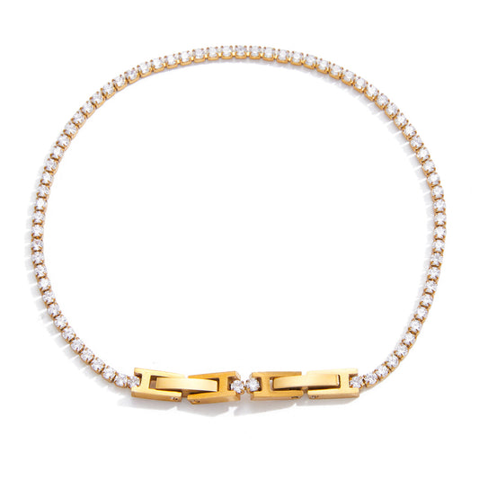 Tennis Lock Bracelet Water Resistant