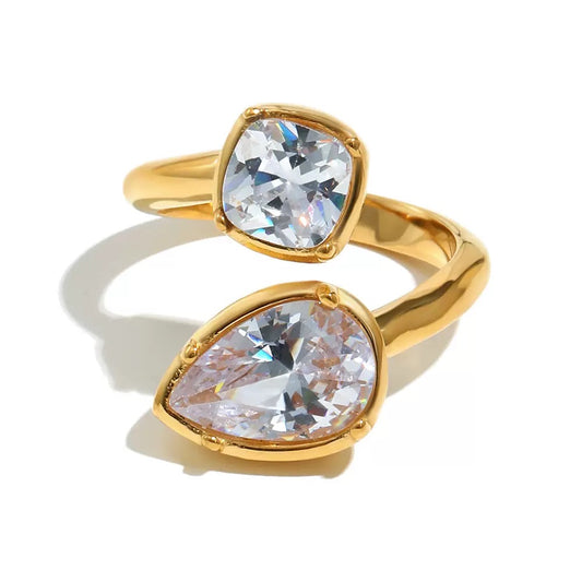 Bezel Cushion & Pear Ring Water Resistant