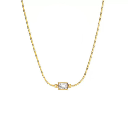 Everlight Baguette Necklace Water Resistant