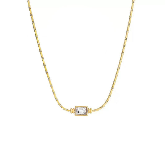 Everlight Baguette Necklace Water Resistant